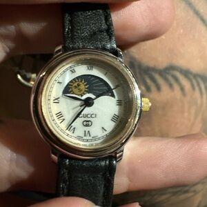 Gucci vintage watch moonphase